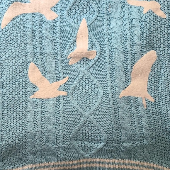 In Hand Ready to Ship Taylor Swift 1989 Cardigan Blue Teal Official Authentic - Picture 5 of 10